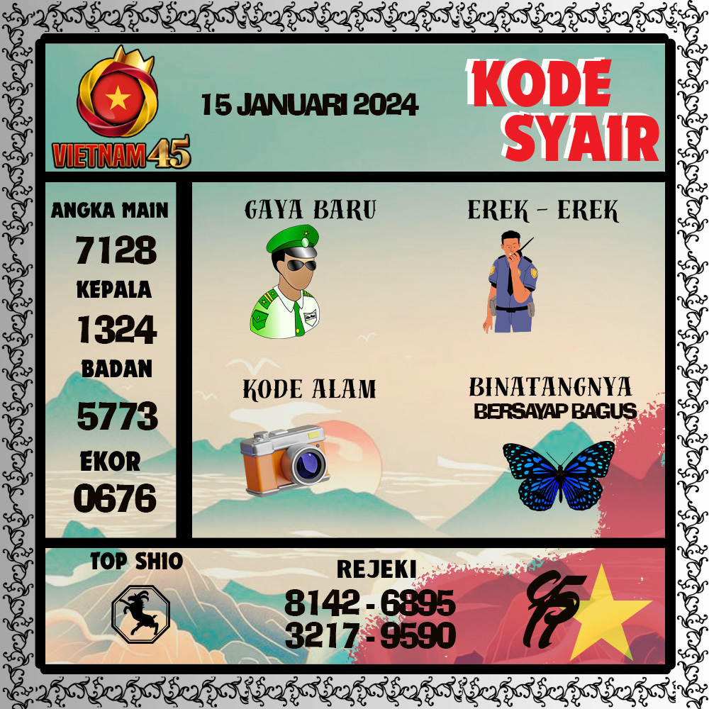 Kode Syair Vietnam45 Pools - Januari Pools
