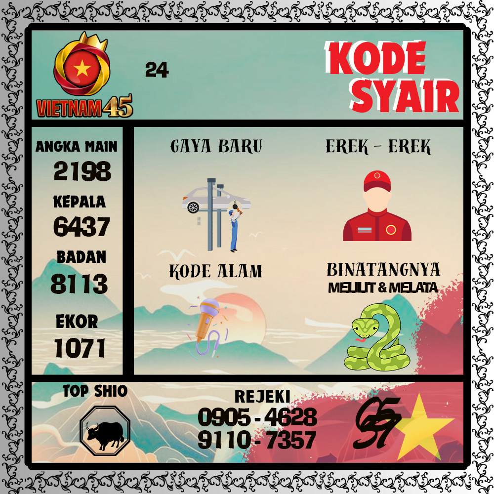 Kode Syair Vietnam45 Pools - Januari Pools
