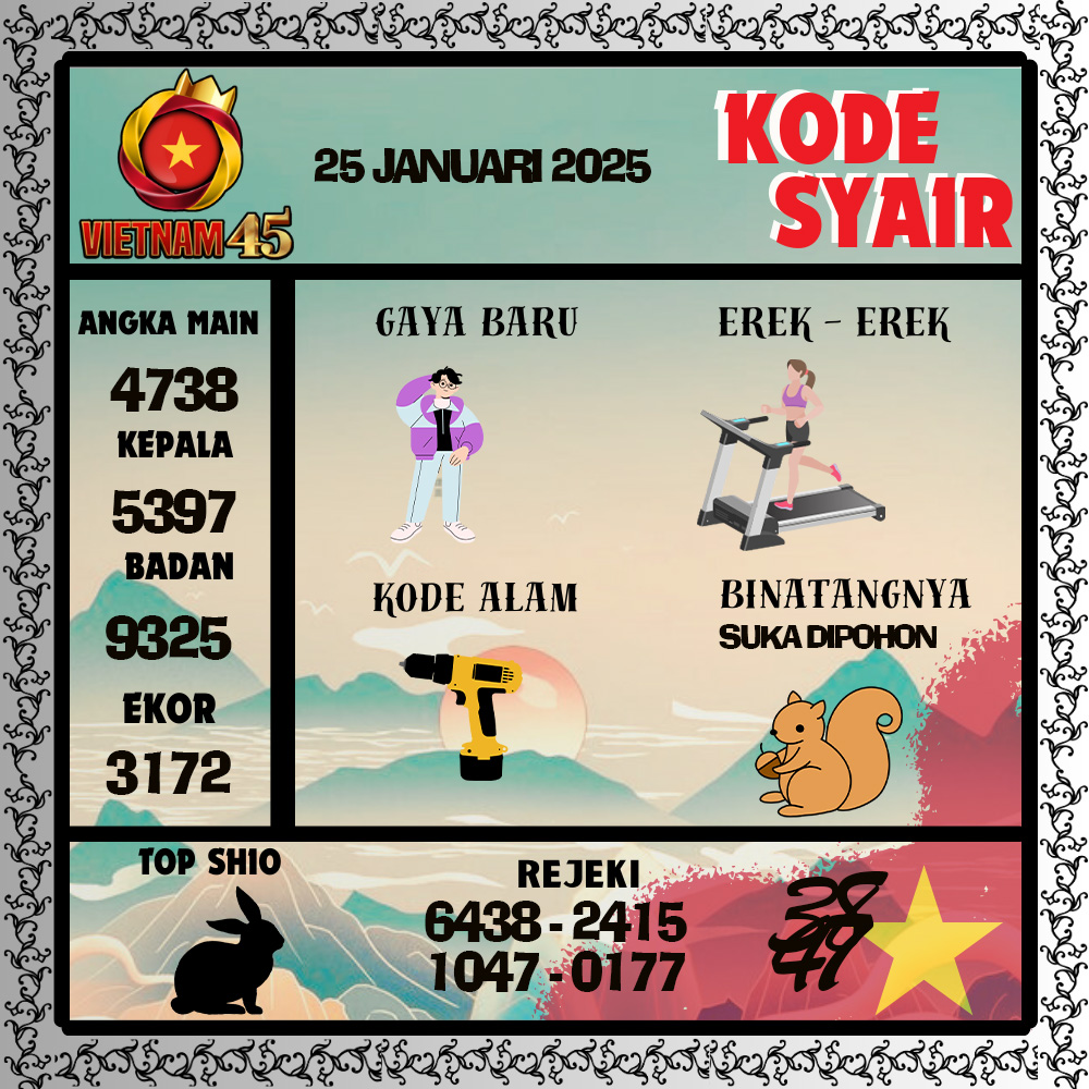 Kode Syair Vietnam45 Pools - Januari Pools
