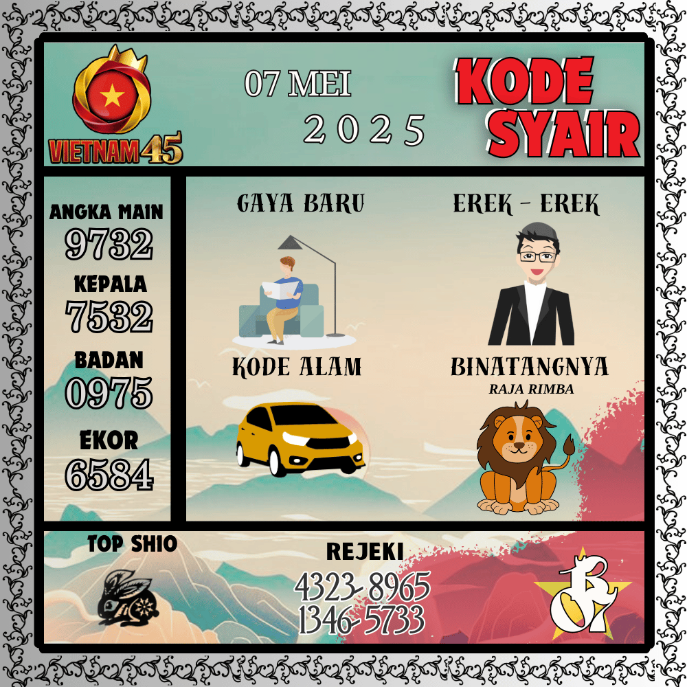 Kode Syair Vietnam Pools - Mei Pools