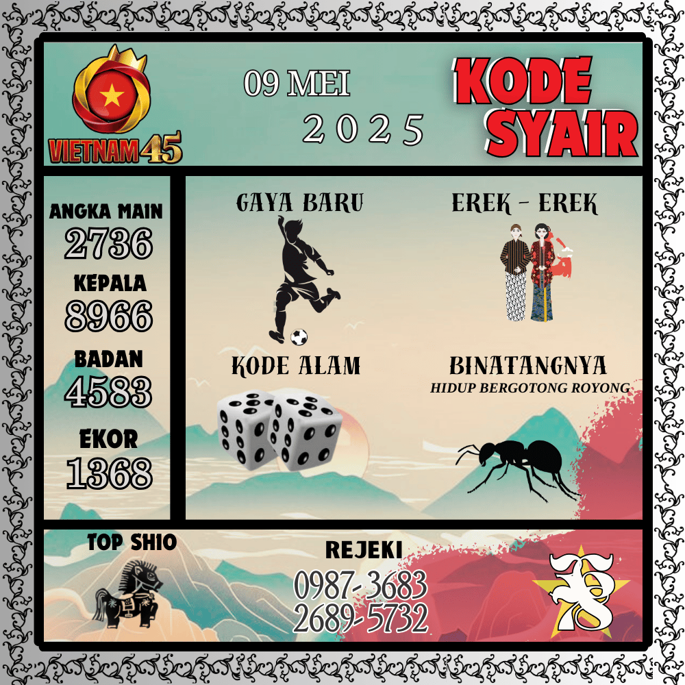 Kode Syair Vietnam Pools - Mei Pools