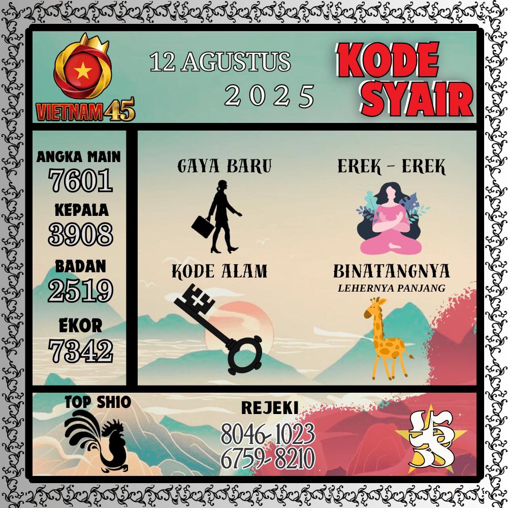 Kode Syair Vietnam Pools - Agustus Pools