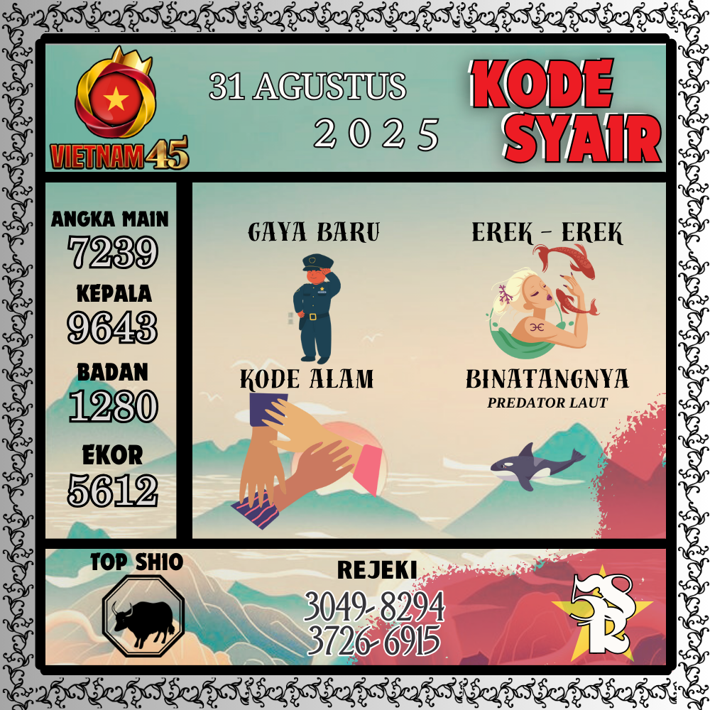 Kode Syair Vietnam Pools - Agustus Pools