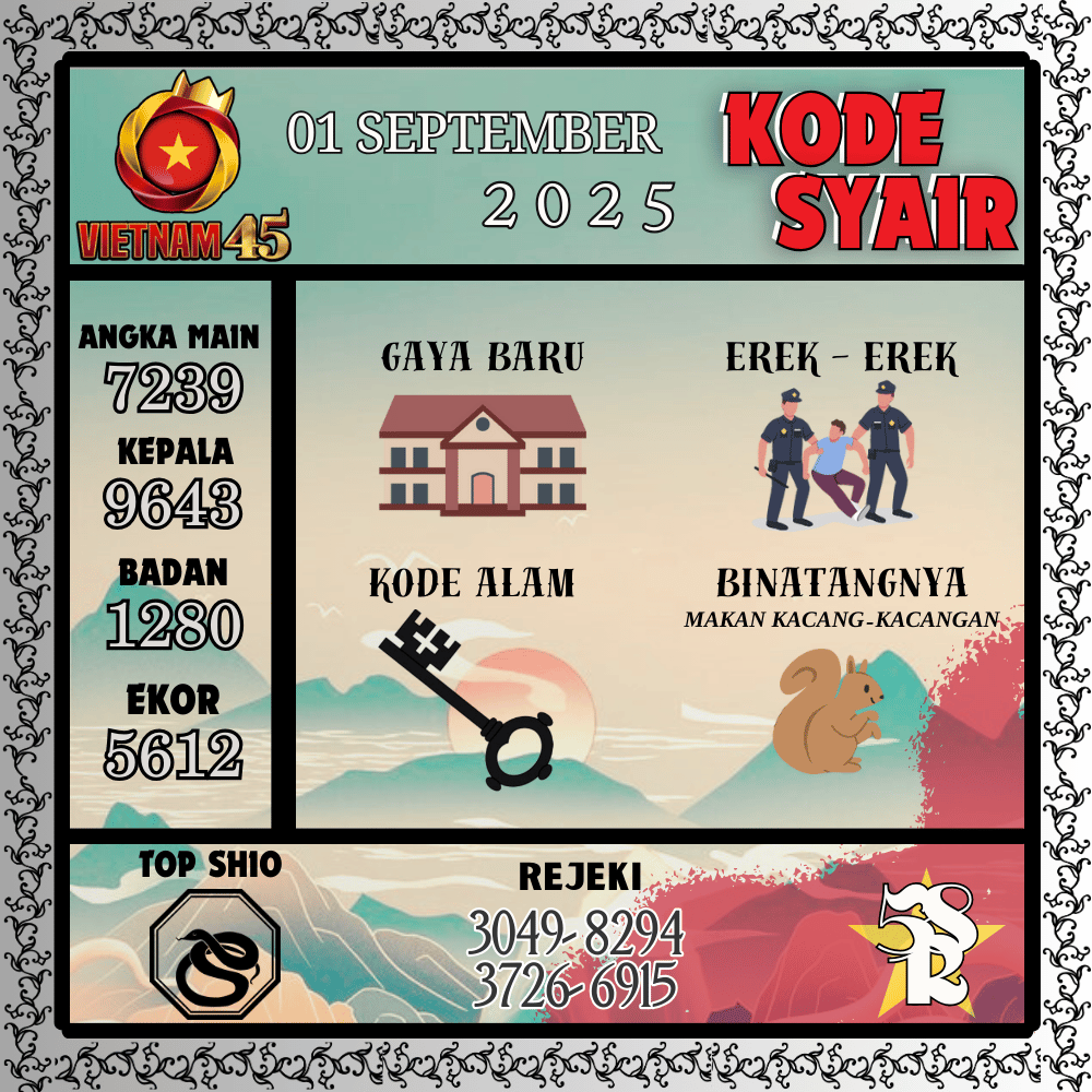 Kode Syair Vietnam Pools - September Pools