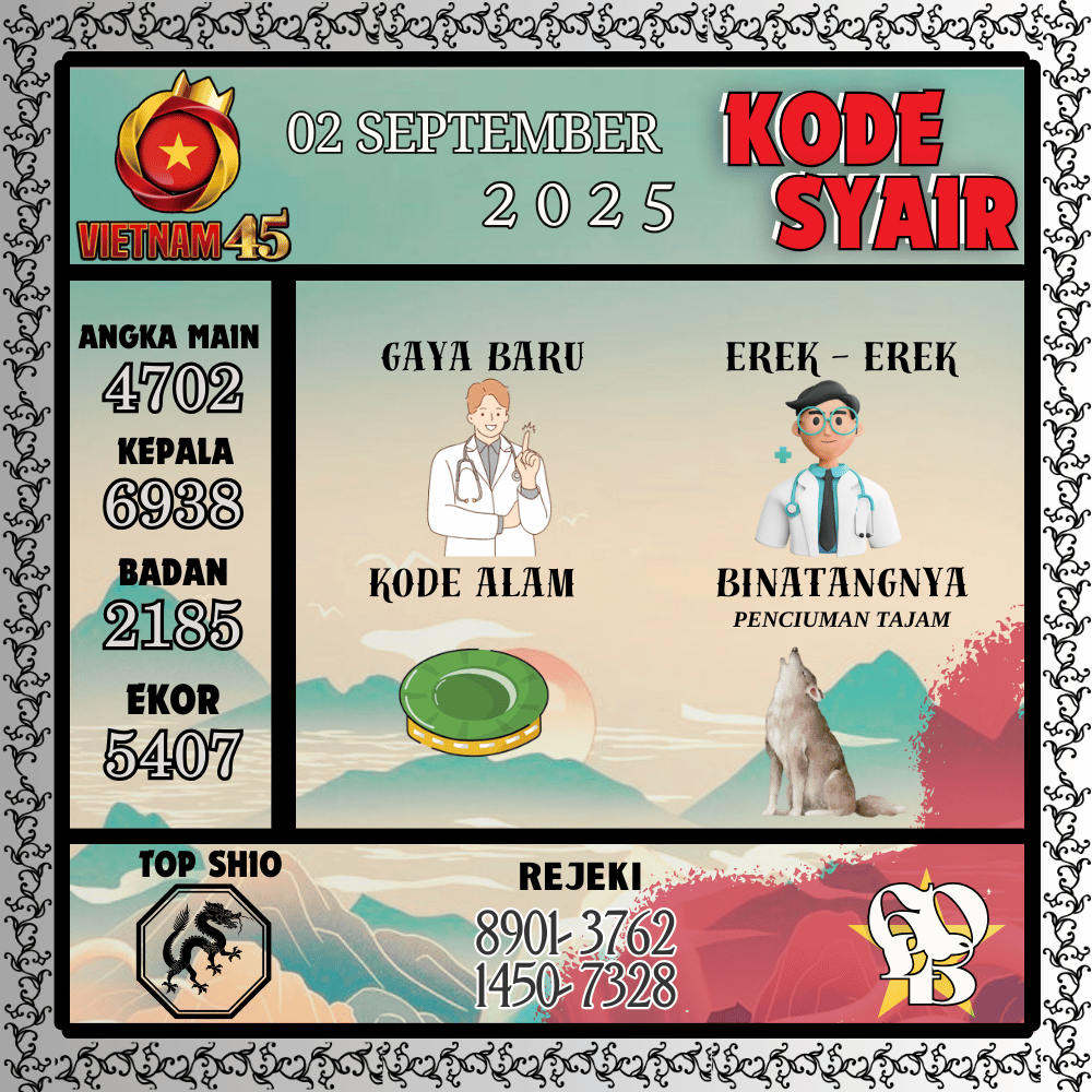 Kode Syair Vietnam Pools - September Pools