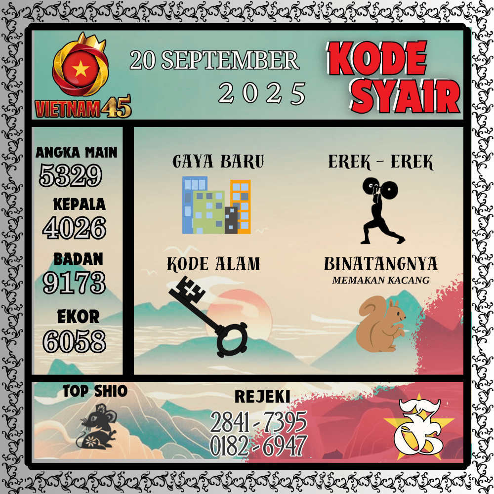 Kode Syair Vietnam Pools - September Pools