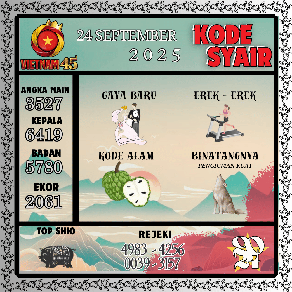 Kode Syair Vietnam Pools - September Pools