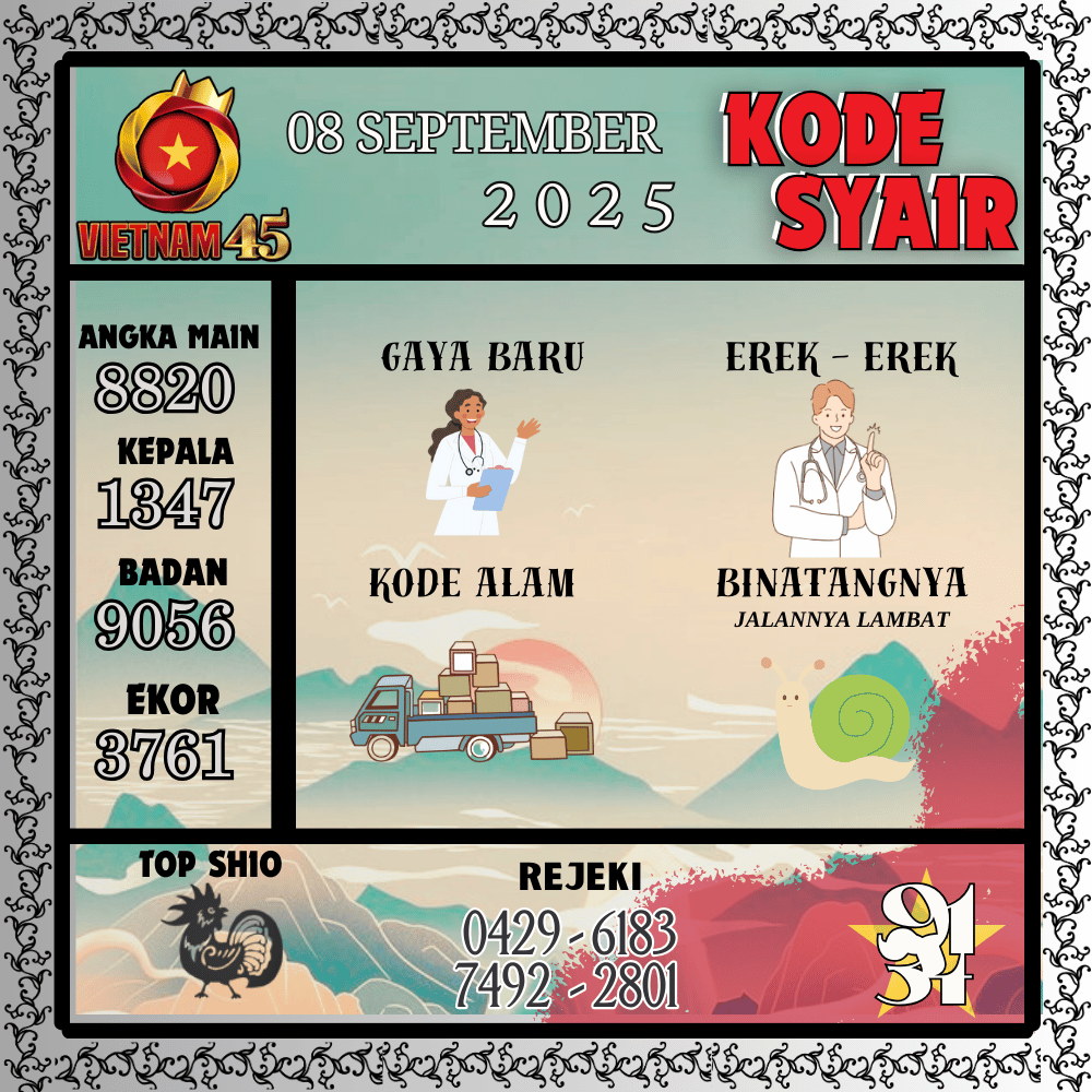 Kode Syair Vietnam Pools - September Pools
