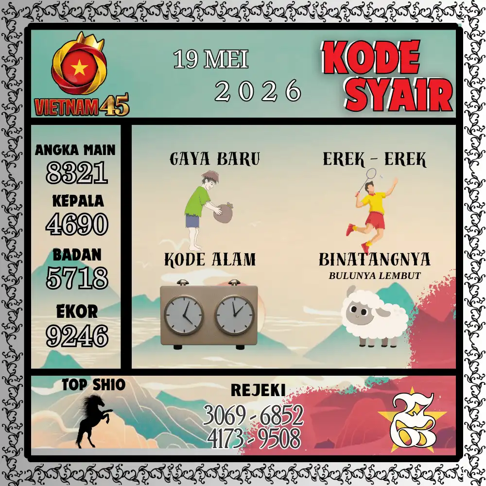 Kode Syair Vietnam45  Pools - Mei 2026
