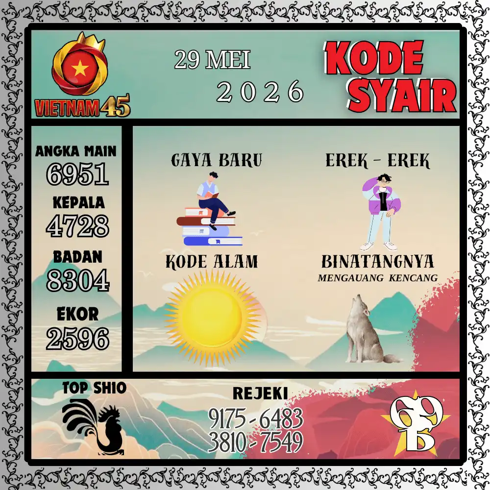 Kode Syair Vietnam45  Pools - Mei 2026
